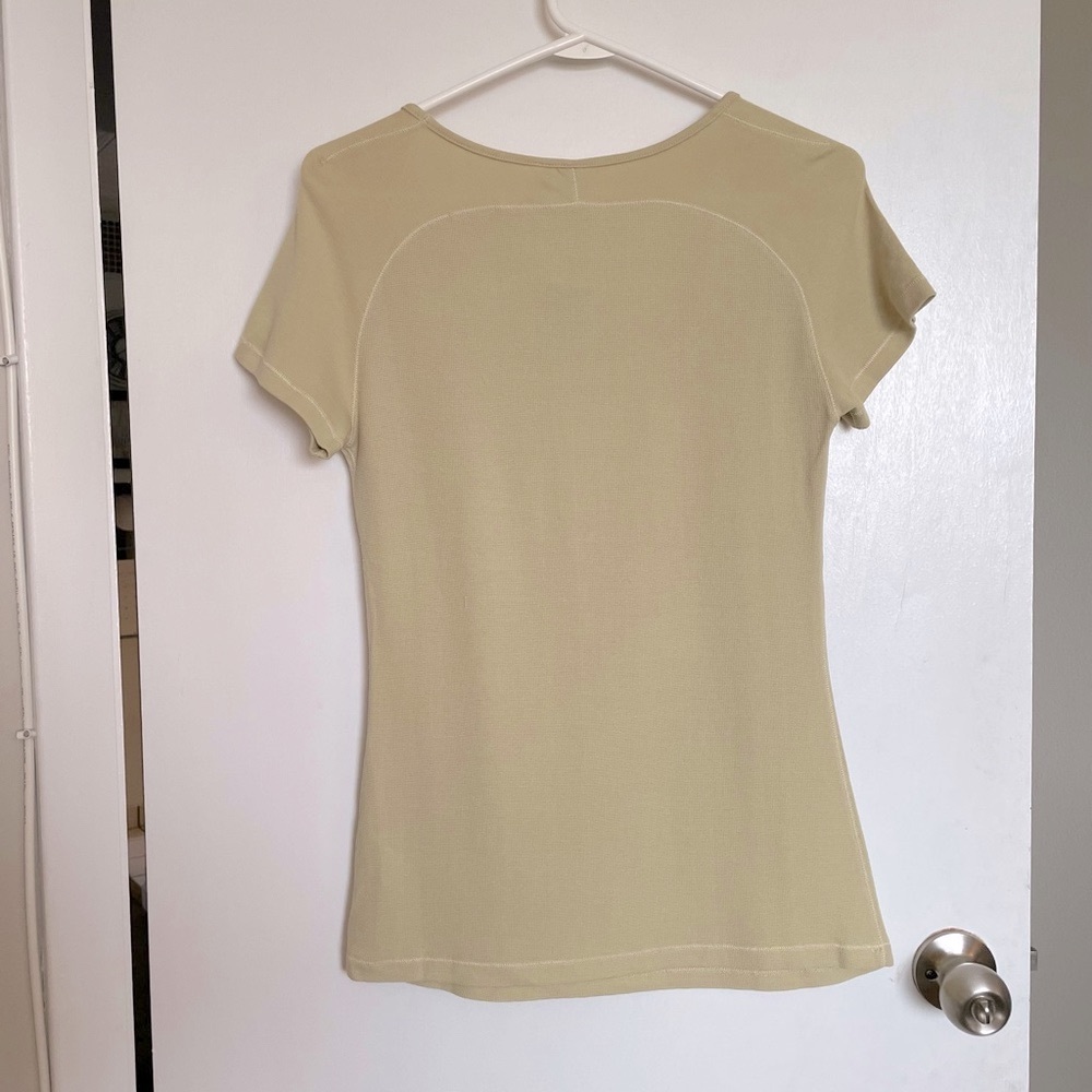 Nu Sport Scoop Neck Short Sleeve Yoga Top - Size M - Picture 5 of 10